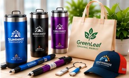 Custom drinkware, bags and promotional items